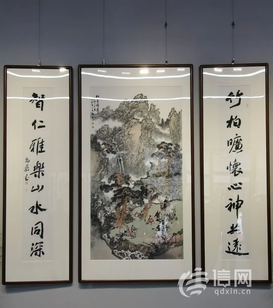 三秋树贺新春书画联展在青岛即墨古城开展