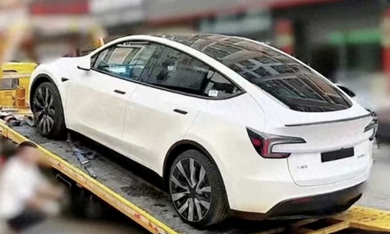 特斯拉2024新款modely快来了国内路试谍照曝光