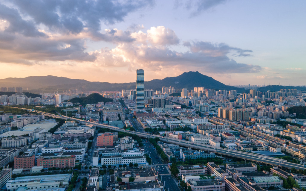 东莞长安镇要千亿也有绿意