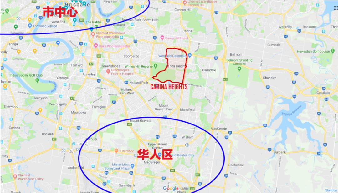 布里斯班电子地图图片