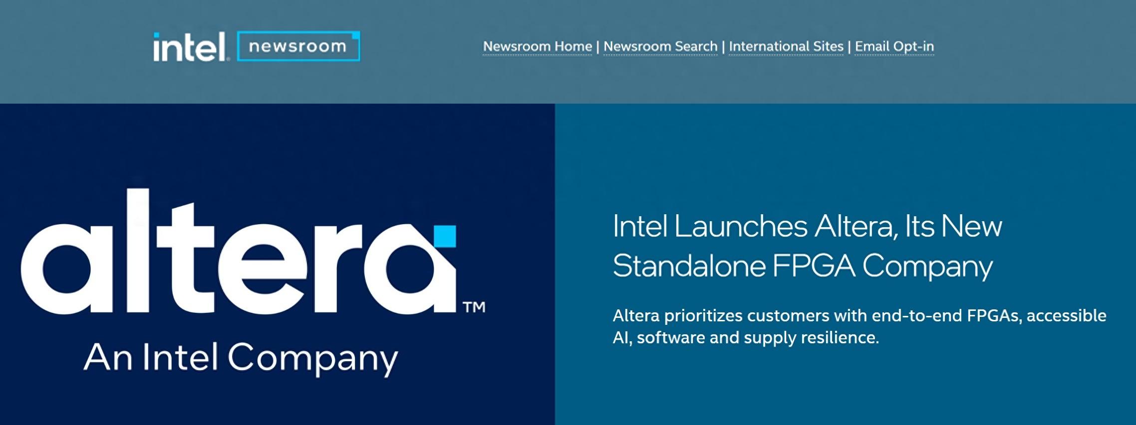 altera大名重现半导体江湖誓言在ai时代重振可编程芯片荣光