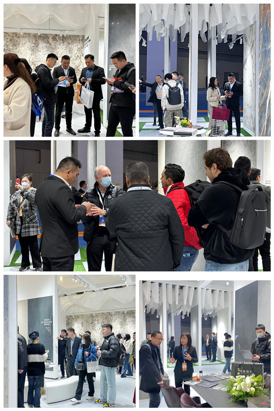 意大利施恩德岩板闪耀上海建博会启动岩遇意境艺术共创之旅