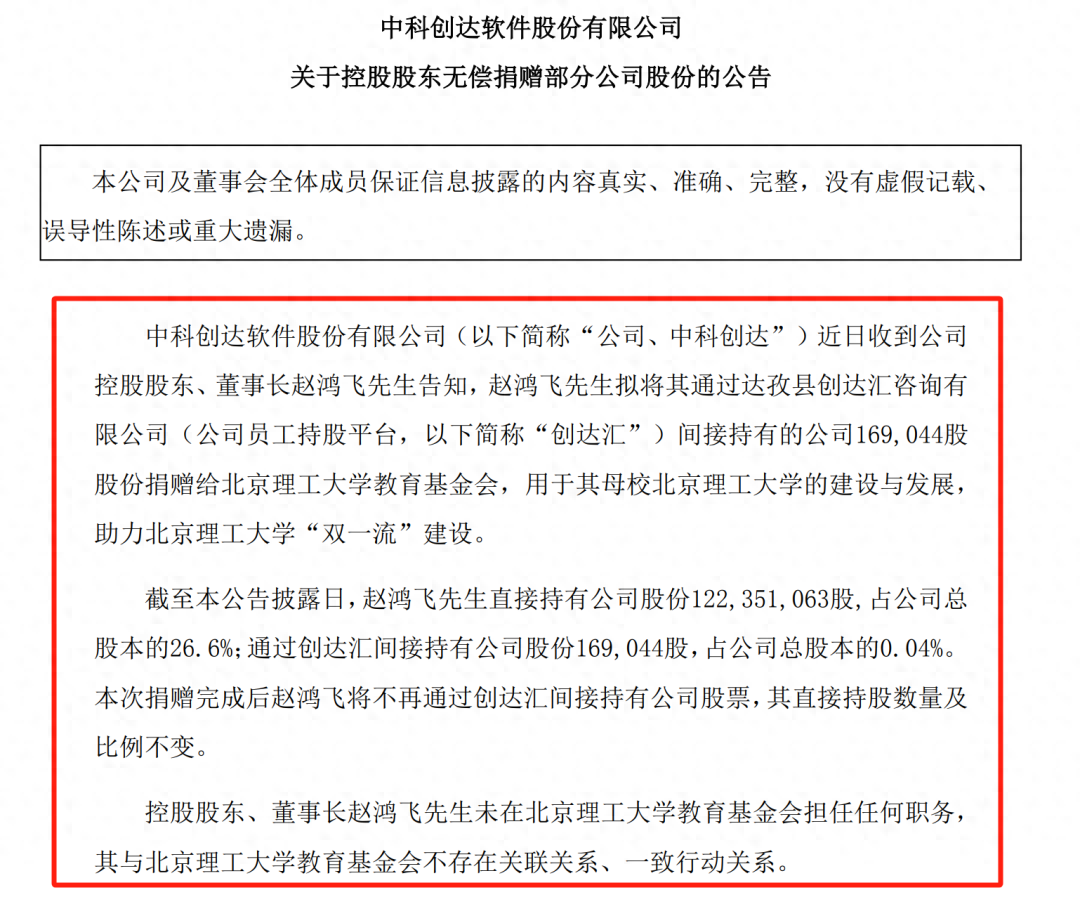 北理工教育基金会获赠千万元股票背后十几家慈善基金会所持a股股票超