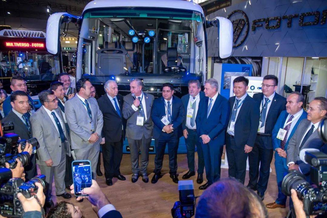 电亮全球丨墨西哥首辆氢燃料电池客车源自福田