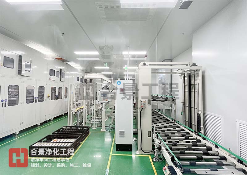 新型城市央厨供应链标准化厂房预计8月投产合景食品厂无尘车间装修