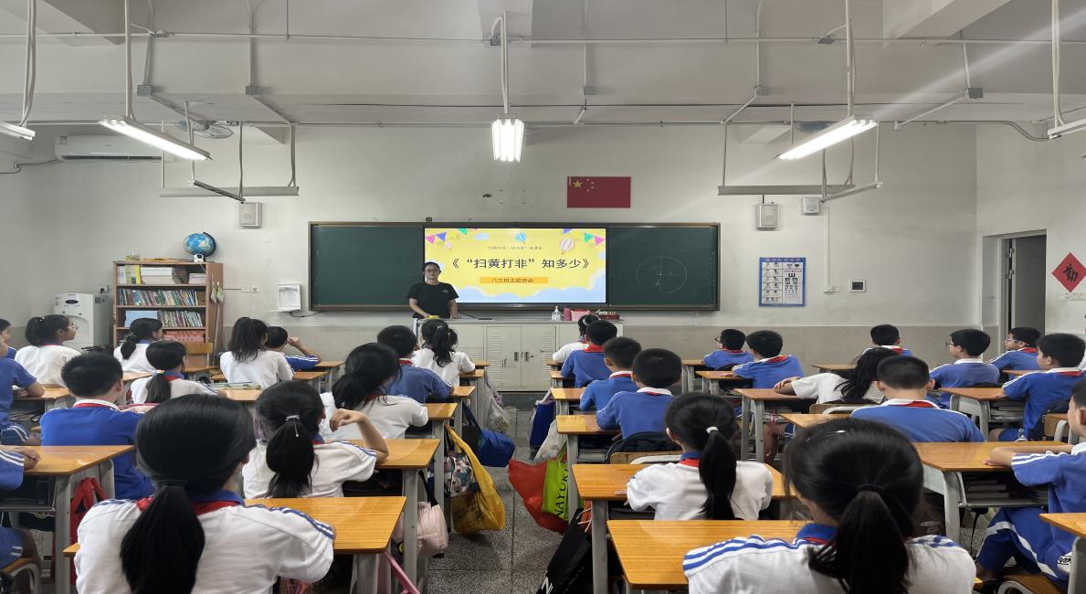 平湖街道开展护苗进校园宣传活动