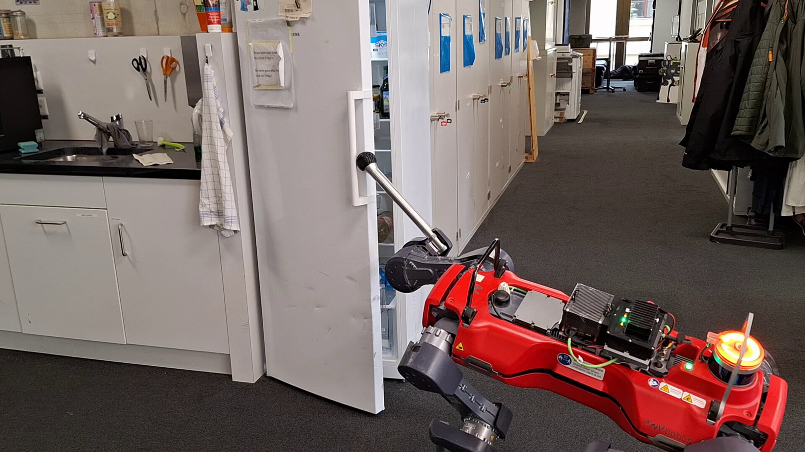 苏黎世联邦理工学院推出新模型可以拓宽四足机器人操纵技能