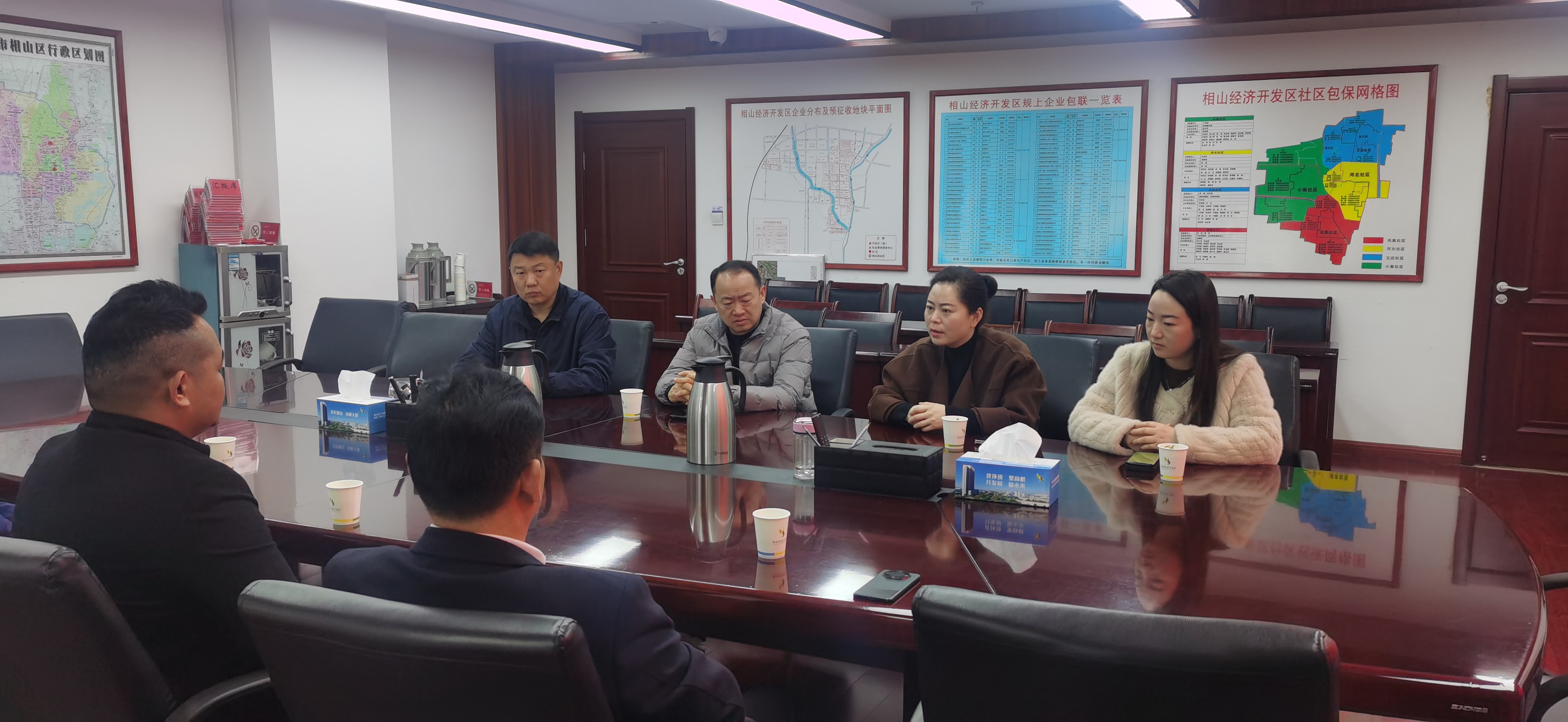 天津客商淮北相山考察兴致高