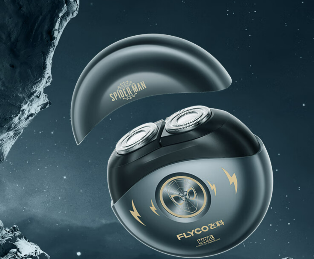 灵动贴肤尽显锋芒飞科剃须刀蜘蛛侠fs893成就z世代无限可能