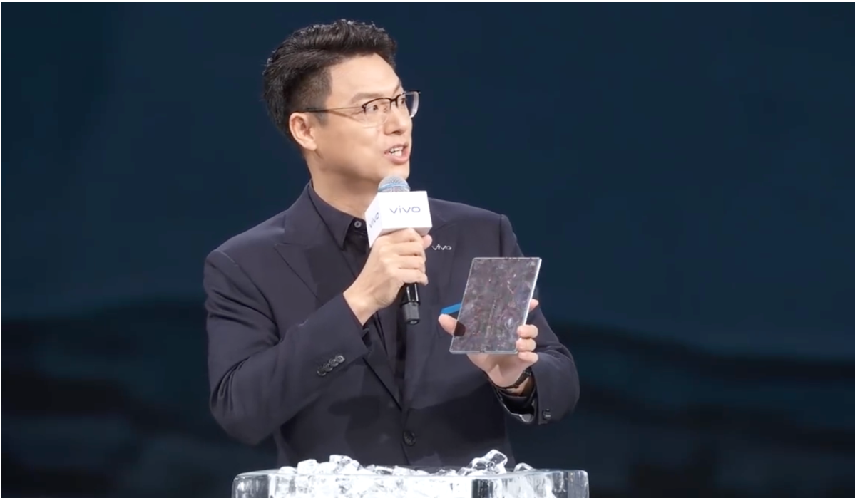 vivo发布会新机冻花屏vivo副总裁回应角度问题