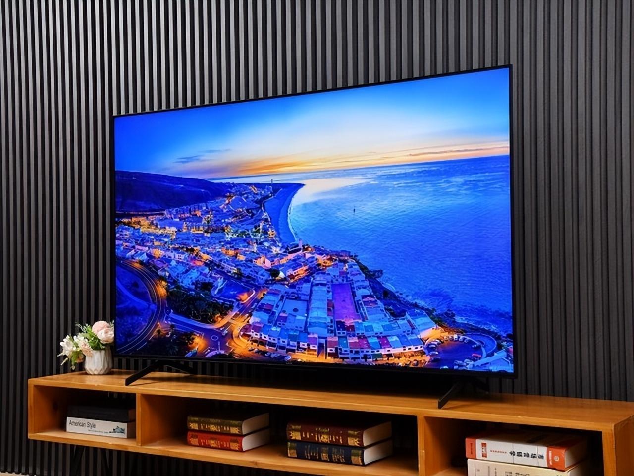 极简欧风超薄全面屏飞利浦qled电视pqf8599图赏