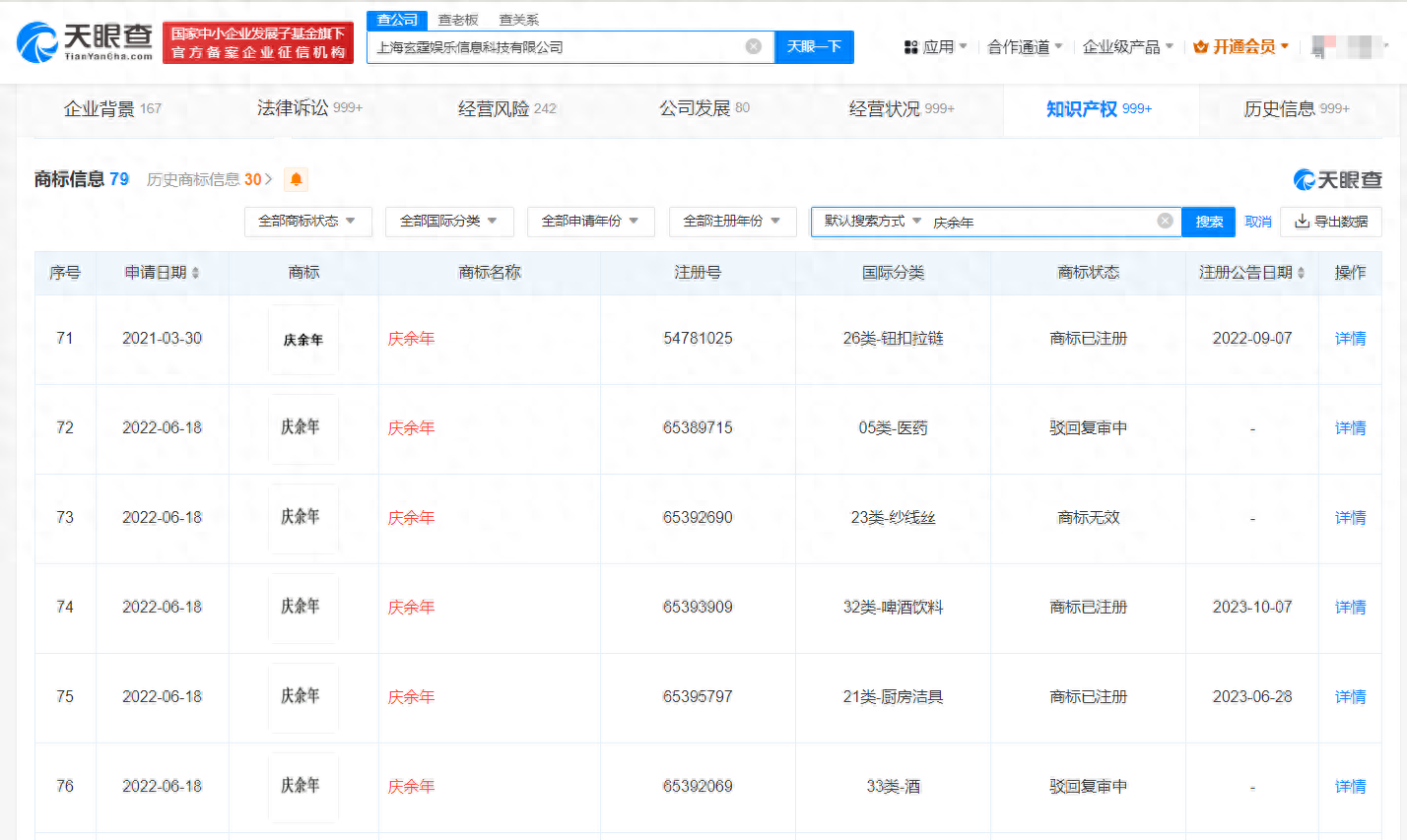 庆余年被多方抢注商标庆余年商标被多方抢注庆余年第二季已过审
