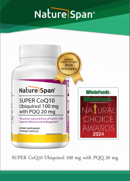 "heart health for your coq10 ubiquinol"融合了最新的生物技术和