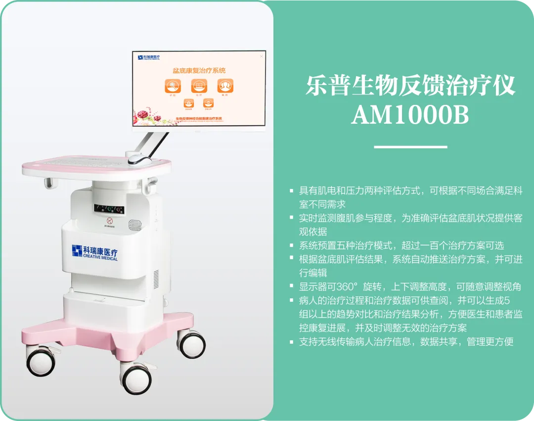 乐普am1000b文献研究:哑铃 生物反馈电刺激对盆底疾病的治疗效果更好