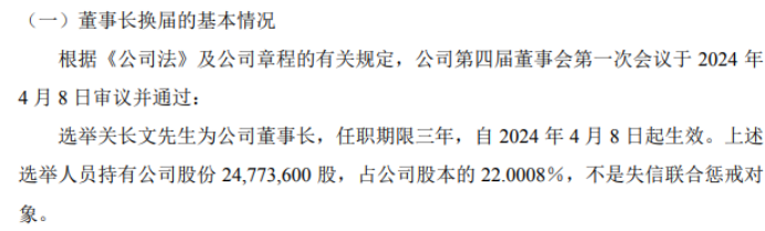 高华股份选举关长文为公司董事长 2023年上半年公司净利40.72万_财富