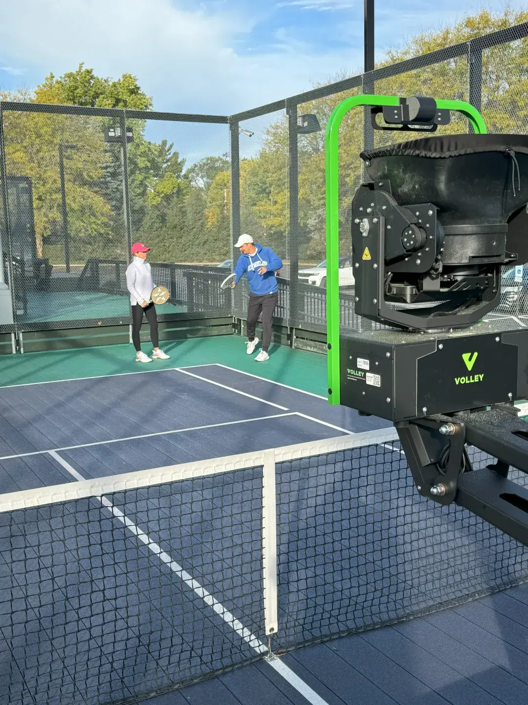 发球机结合ai给职业选手做陪练