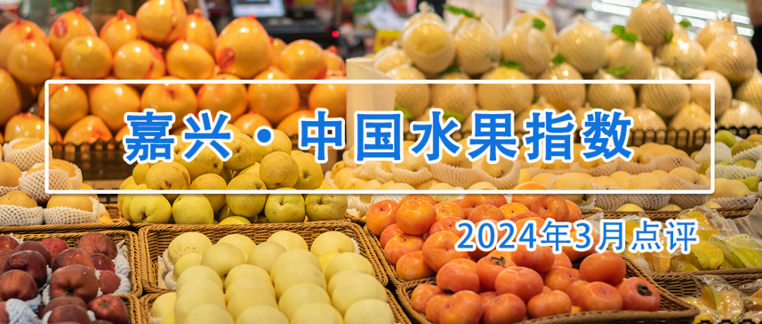 3月,嘉兴水果市场水果同比价格指数收报80.60点,下跌19.