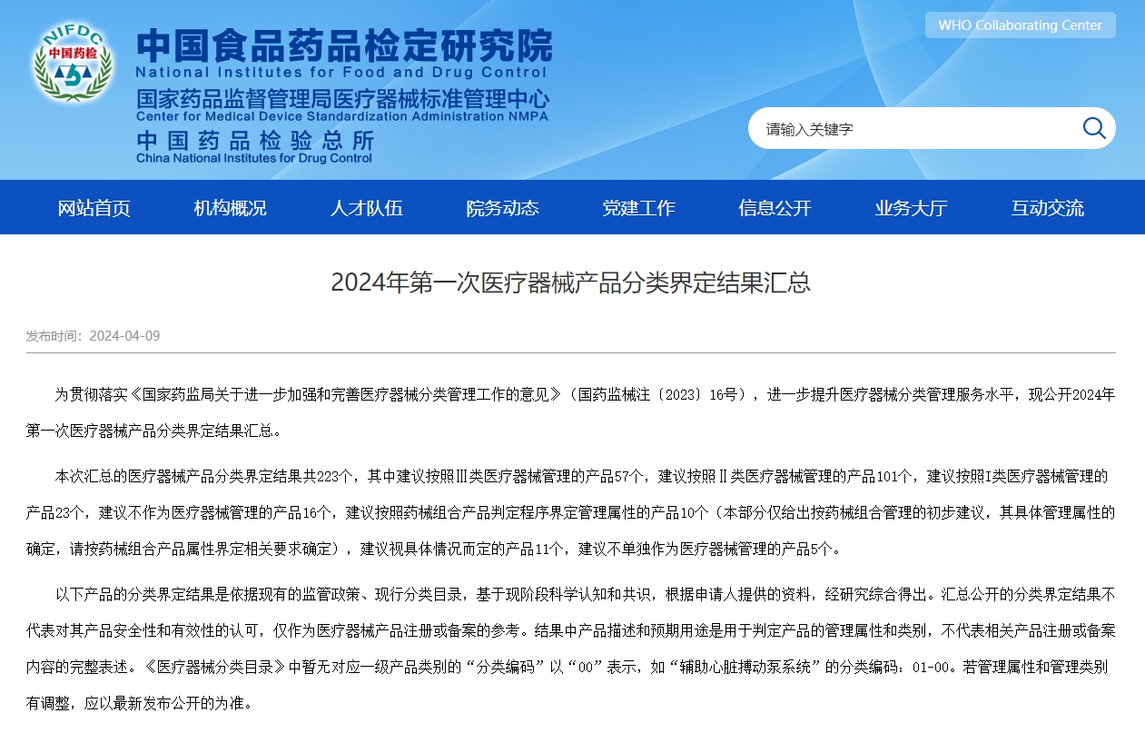口腔医疗器械都有什么2024年第一次医疗器械分类界定汇总，涉这些口腔产品_https://www.jmylbn.com_新闻资讯_第1张