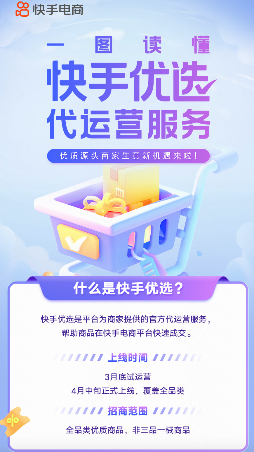 快手优选项目启动官方一站式代运营服务助力优质商家线上销售