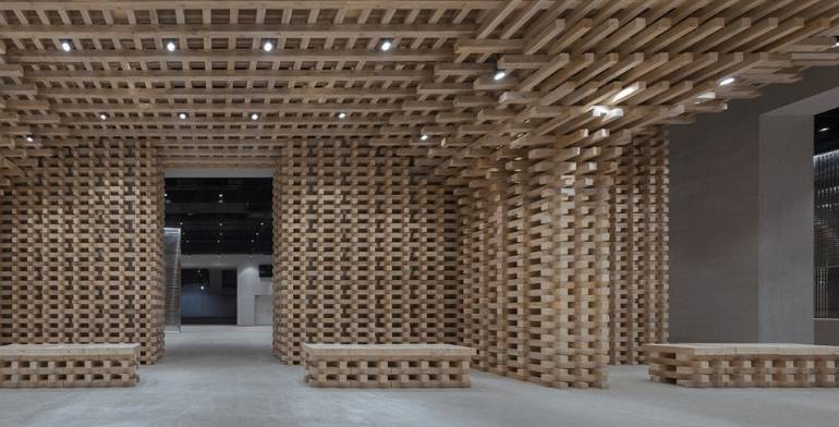 展厅设计木质材料如何搭建 广东展馆预定