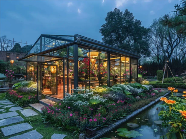 阳光房里的"清凉世界"光伏发电玻璃带来恒温恒氧舒适生活 德尚