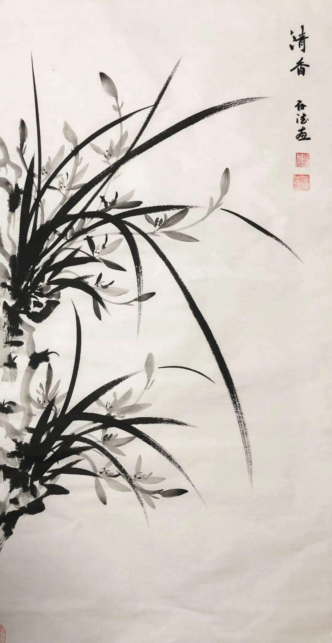 【作品欣赏】2024年5月8日 书于览艺斋著名书画艺术评论家 史峰兰心