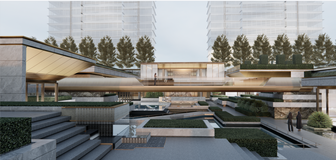 金陵月华园林景观示意图值得一提的是,项目打造的水韵系统,营造出"