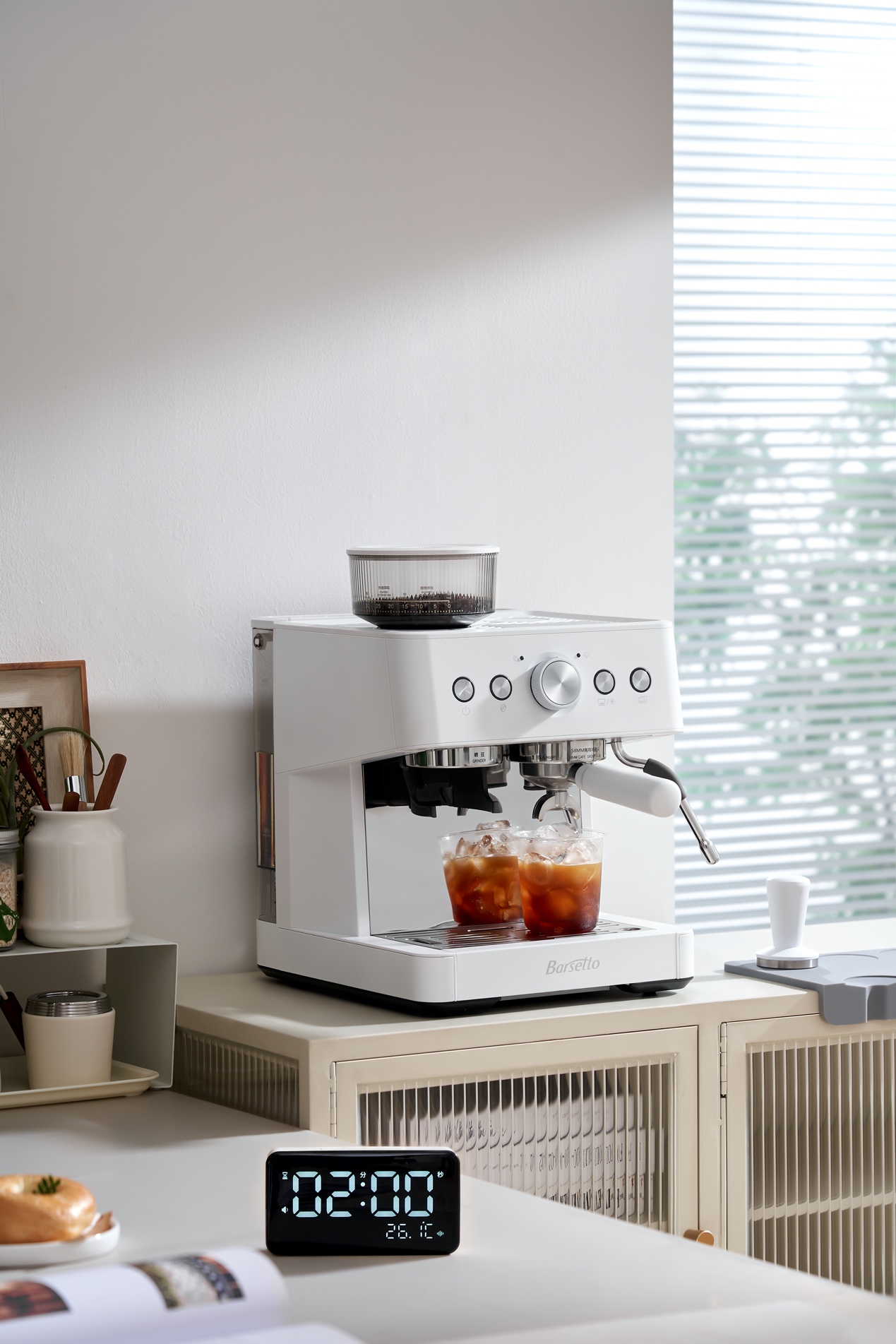 冷萃,意式一键切换,barsetto百胜图低压冷萃咖啡机打造花式家庭咖啡角