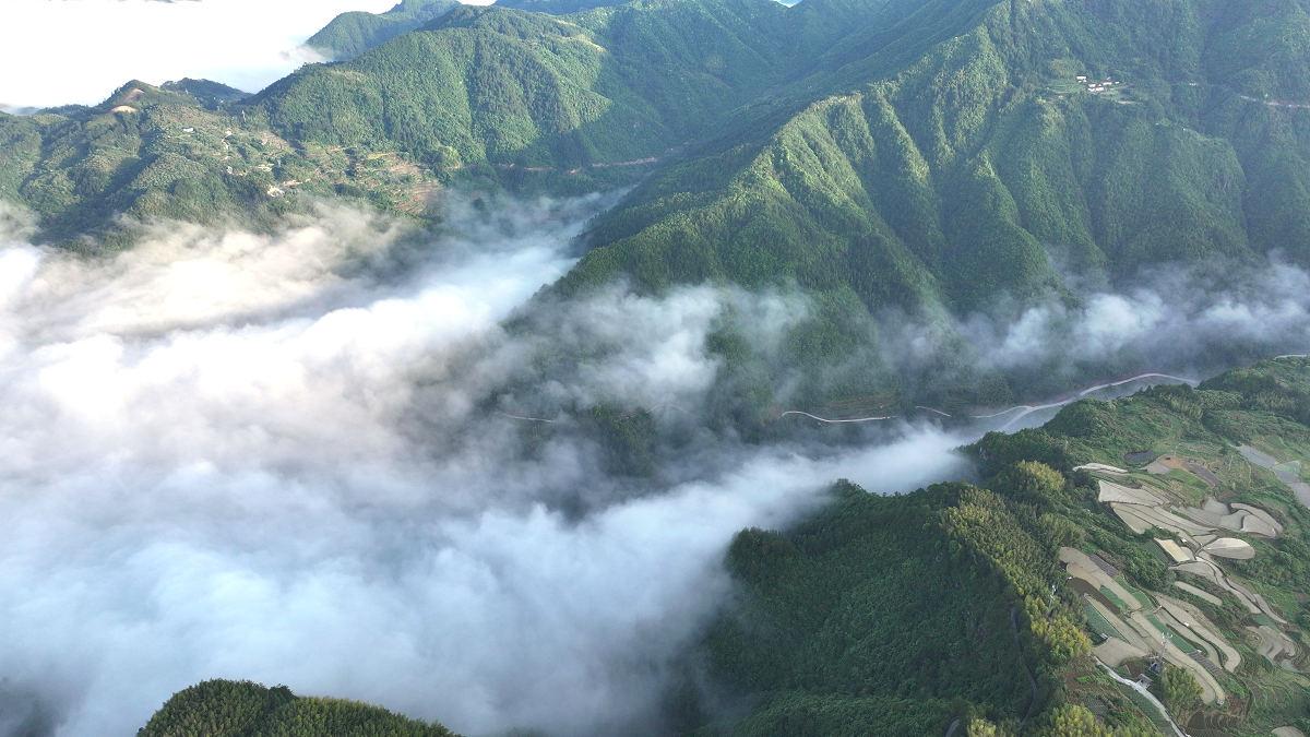 人间仙境——浙江丽水南尖岩山区云海景观