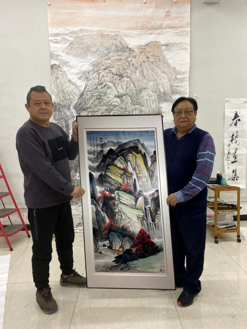 留美导演,画家张冰寒《和荷美美》画展