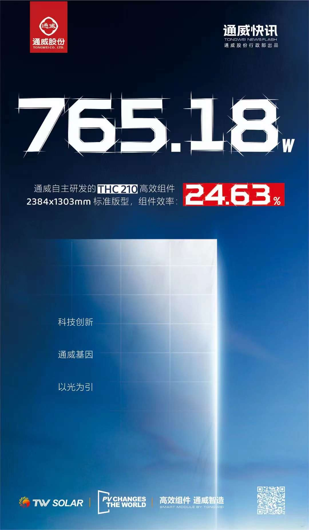 科技创新 通威基因 | 通威THC、TNC组件再次刷新世界纪录_财富号_东方财富网
