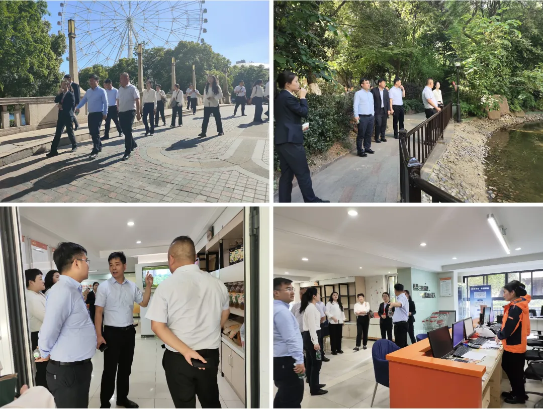 汇得行集团一行莅临弘阳集团参观交流