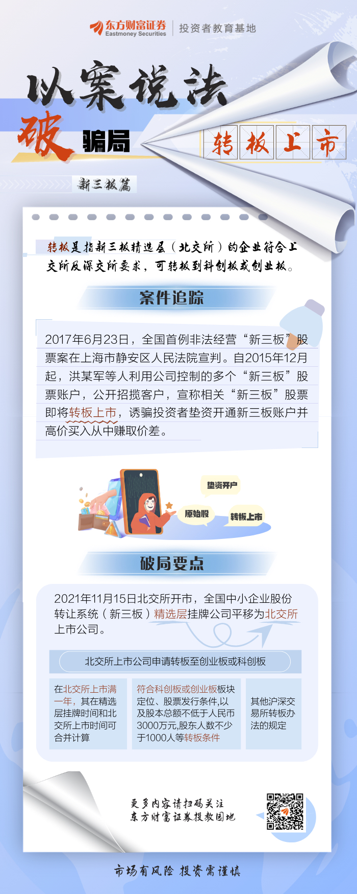 《股东来了》| 以案说法破骗局·新三板防非:转板上市