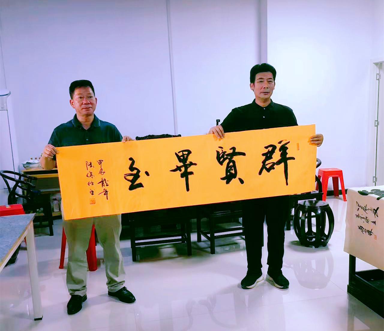 书法家陆保仕的艺术之路充满了热爱与坚持