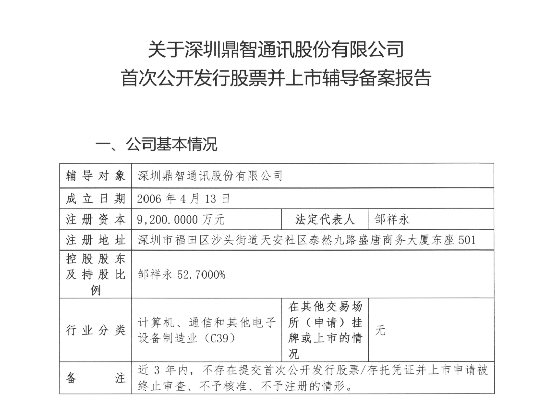 曾涉足手机和电子烟,pos机设备商鼎智通讯启动ipo
