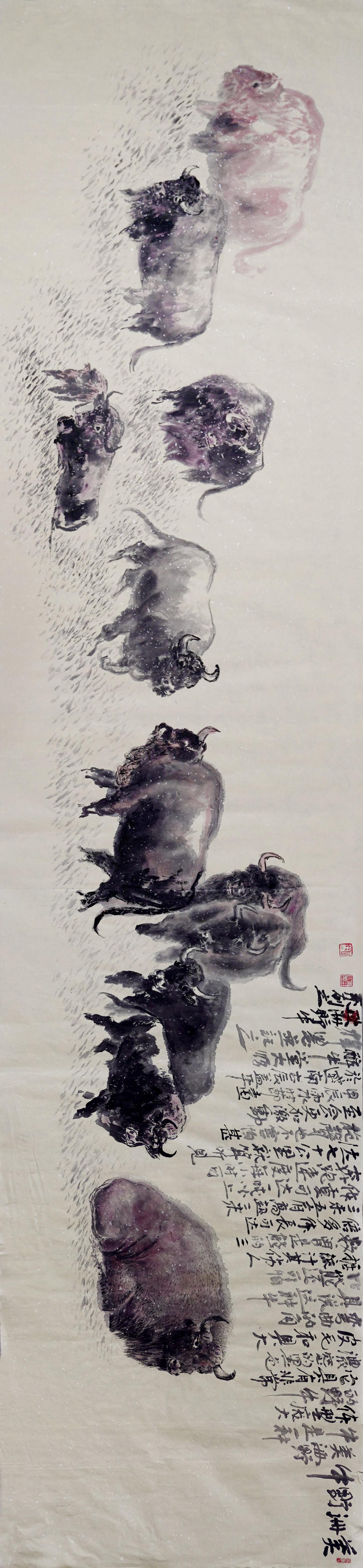 张大鹏:用画笔吟唱野牛之歌