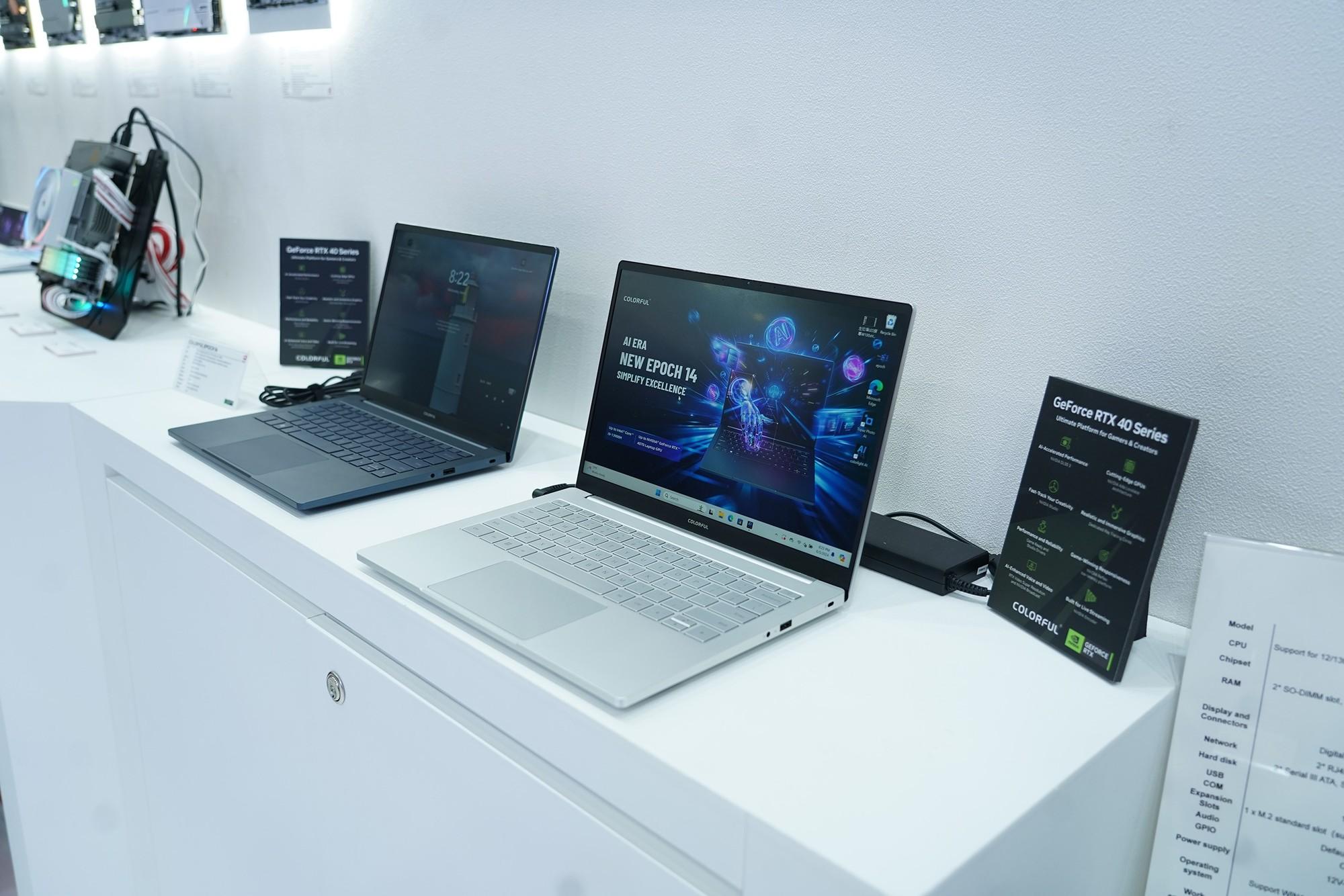 首次亮相!七彩虹epoch系列大算力aipc笔记本现身computex2024