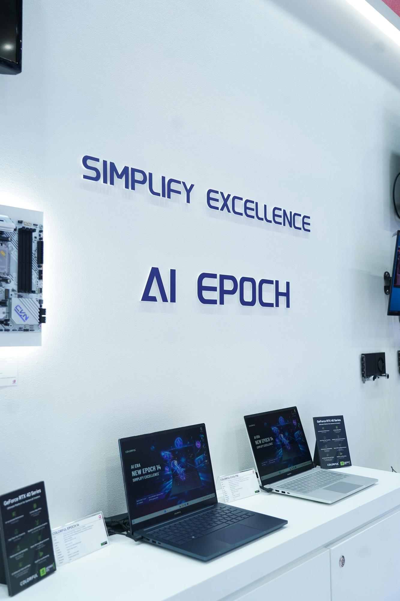 首次亮相!七彩虹epoch系列大算力aipc笔记本现身computex2024