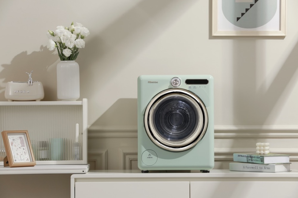 海信罗马假日迷你洗烘一体机上市,内衣清洗还是专业的好!-家电圈官网