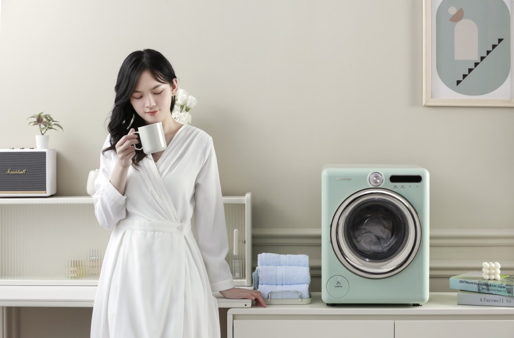 海信罗马假日迷你洗烘一体机上市,内衣清洗还是专业的好!-家电圈官网