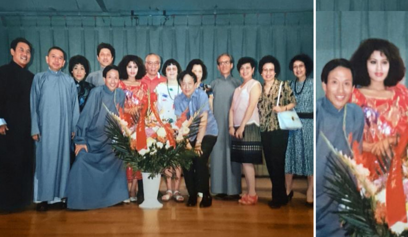 魏喜奎,常贵田,常宝霆(半蹲)常贵瑞媤(常宝霆女儿/主持人),常宝华