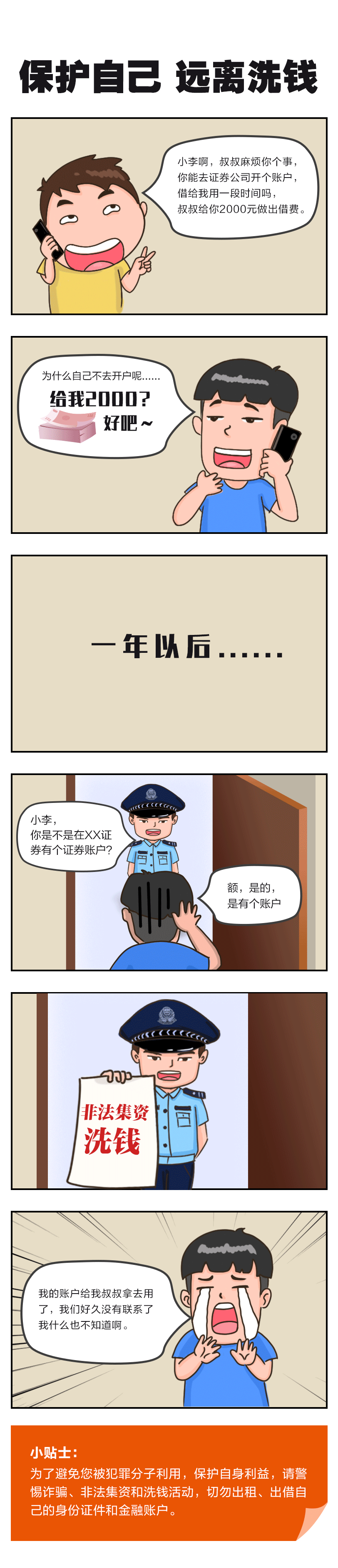 反洗钱宣传画手绘图片