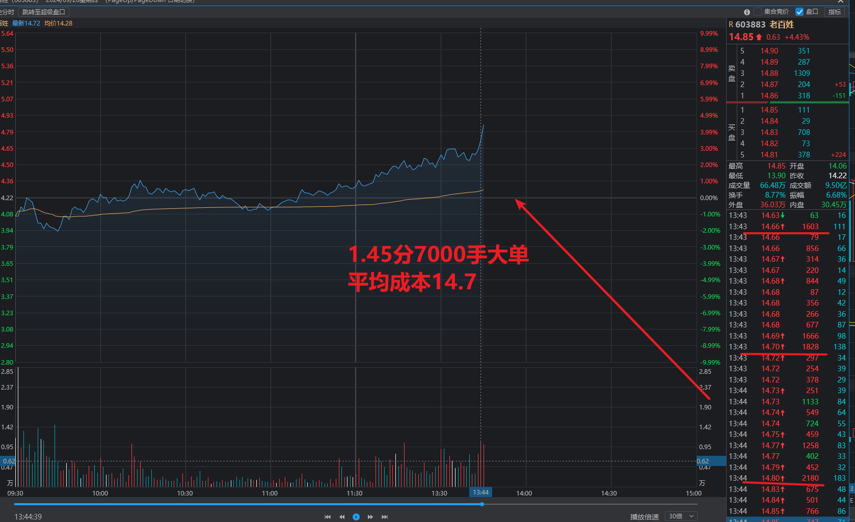 今日老百姓大单复盘总结(仅供个人学习,不做任何参考)_财富号_东方财富网