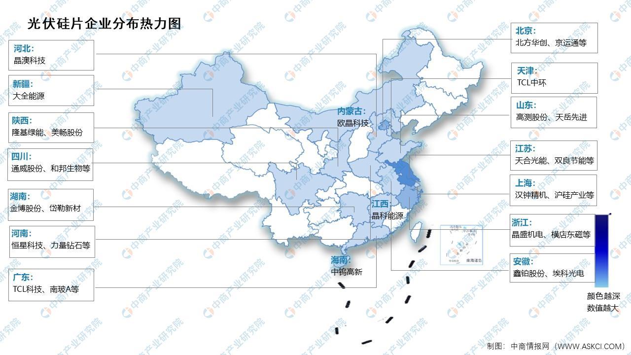 2024年中国光伏硅片产能及区域分布情况预测分析