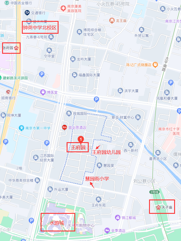 花园小区地图图片