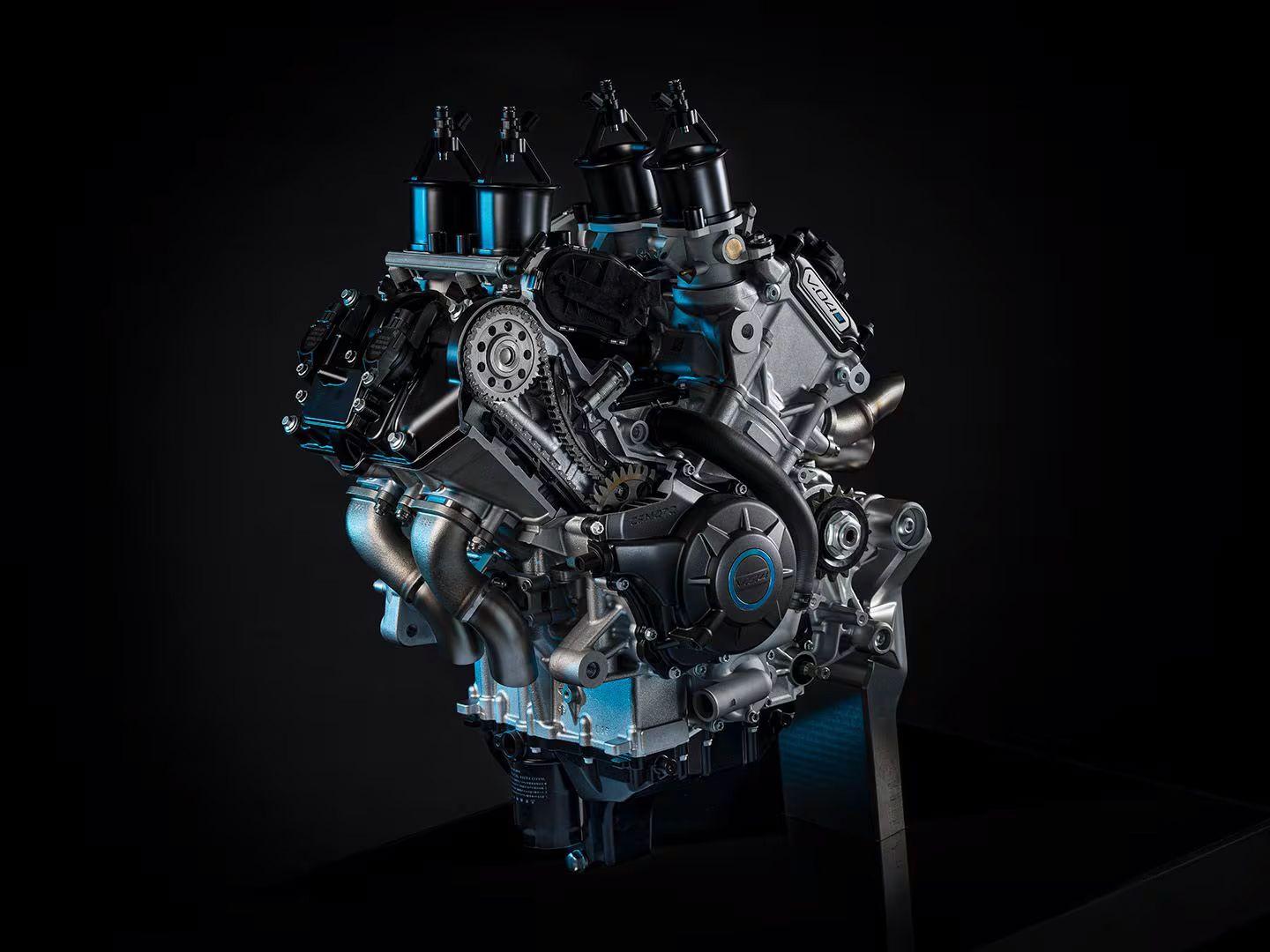 04公升级概念引擎209匹,反向曲轴,v型四缸