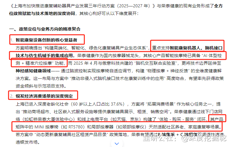 【深挖】荣泰健康:脑机接口+仿生灵巧手+傲意信息和智元机器人战略合作_财富号_东方财富网