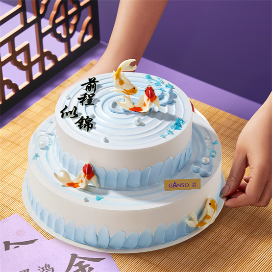 考试季加码，元祖食品“福运锦鲤”蛋糕上市送祝福！