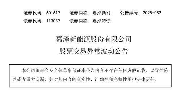 嘉泽新能股票分析