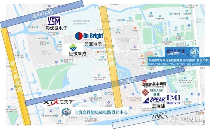 震撼!上海张江各区域半导体公司分布地图_财富号_东方财富网